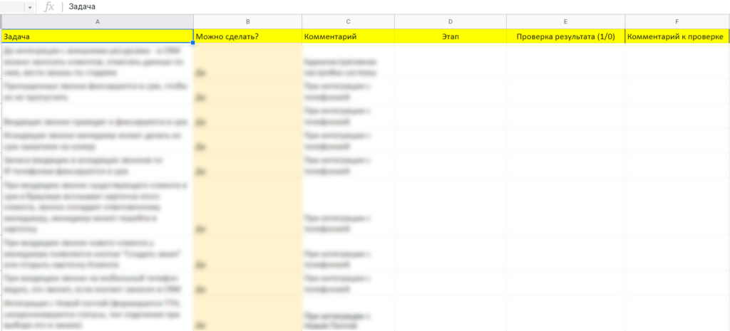 тестирование CRM