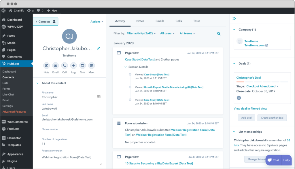 HubSpot CRM -foto
