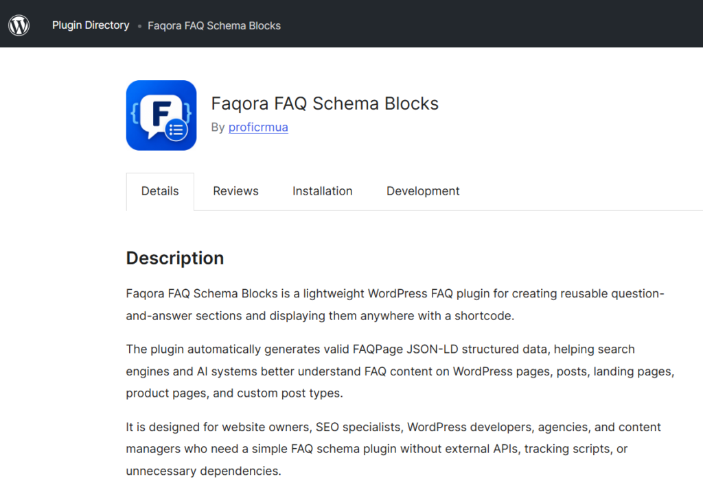 FAQ Schema Blocks - foto